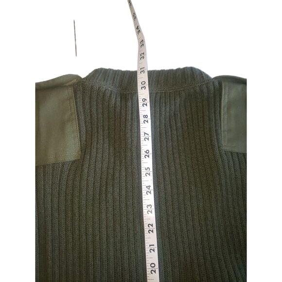 NWT US Military DSCP Sweater Mens 50 Army Green Valor Collection Wool Commando - Picture 12 of 12
